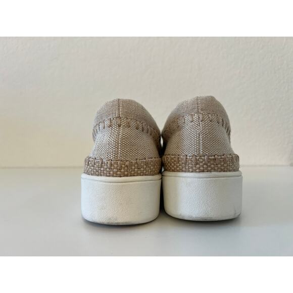 Johnny Was Floral Cecilia Sand Suede Slip On Sneaker Women Size 7.5 M Fairy Boho - Picture 6 of 12